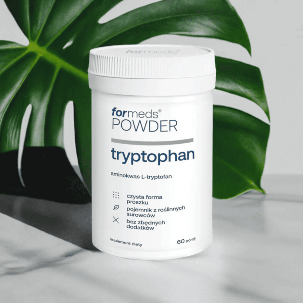 Powder TRYPTOPHAN - Czysty L-Tryptofan w proszku 350 mg - Sen i Równowaga — miniatura 3