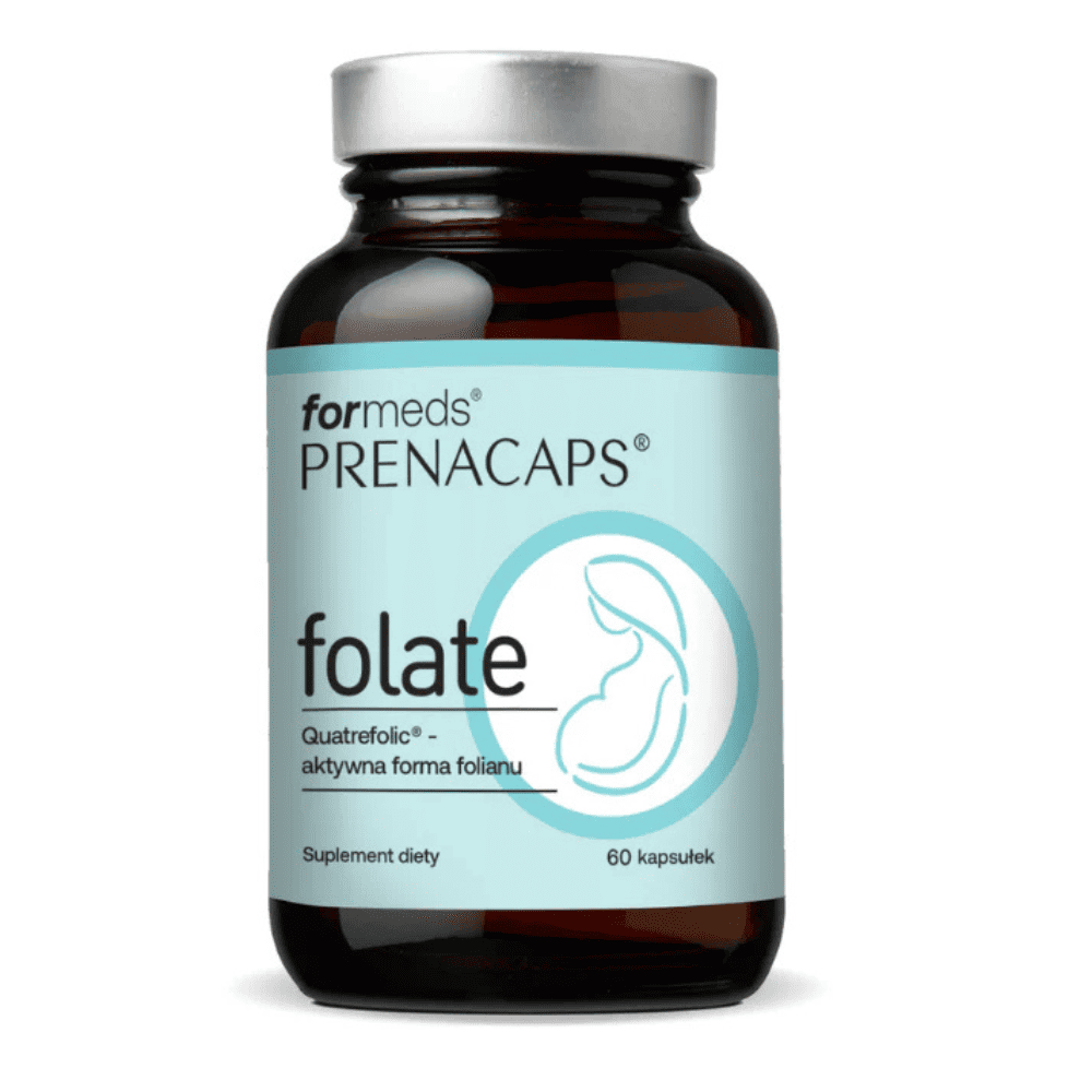 PRENACAPS FOLATE – Aktywny kwas foliowy Quatrefolic® 800 μg – Formeds