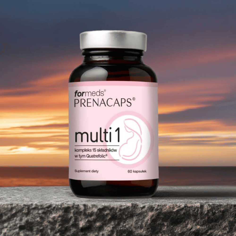 PRENACAPS MULTI 1 – Kompleks 15 składników z Quatrefolic® – Dla kobiet do 12. tygodnia ciąży – Formeds — miniatura 4