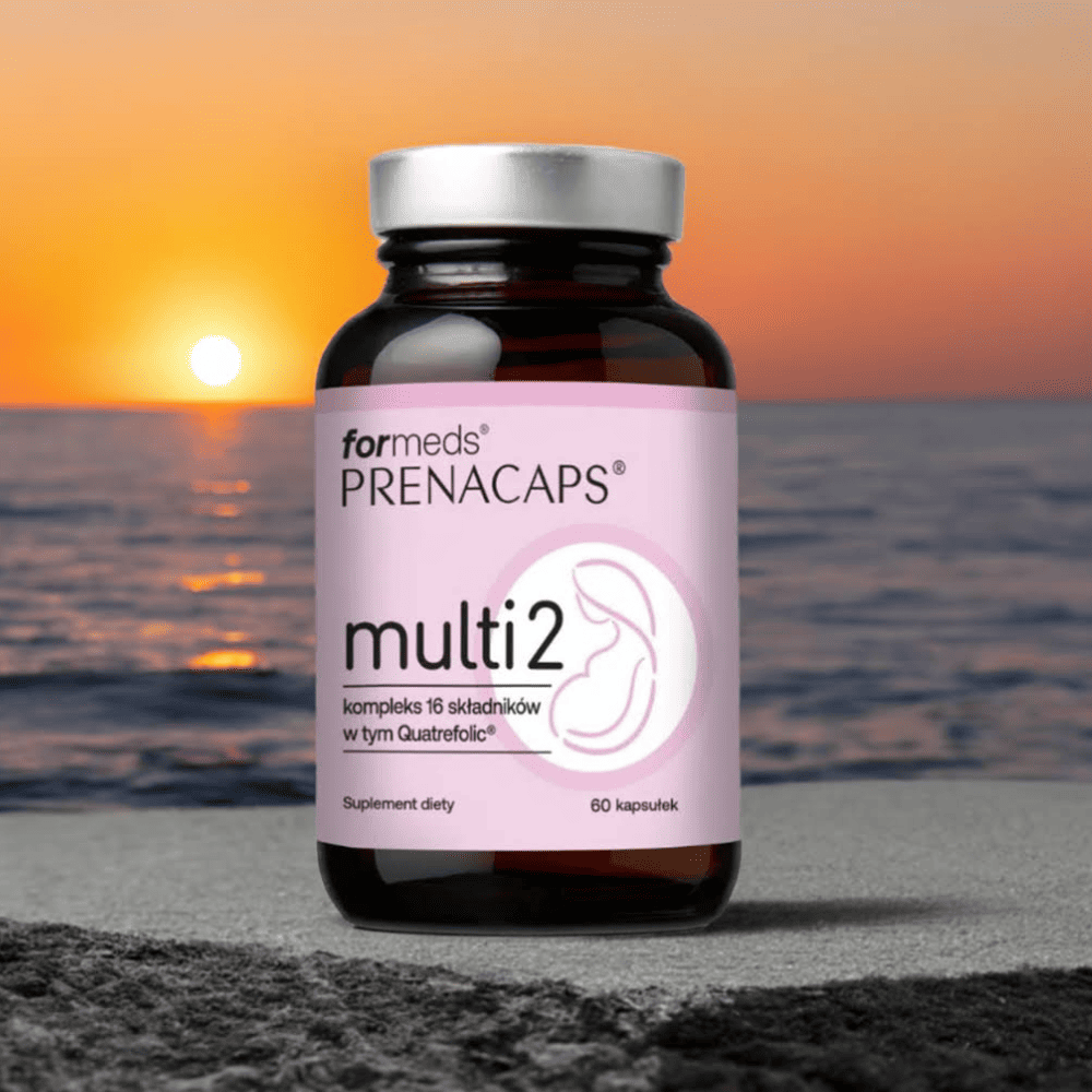 PRENACAPS MULTI 2 – Kompleks 16 składników z Quatrefolic® – Dla kobiet od 13. tygodnia ciąży i karmiących – Formeds — miniatura 4