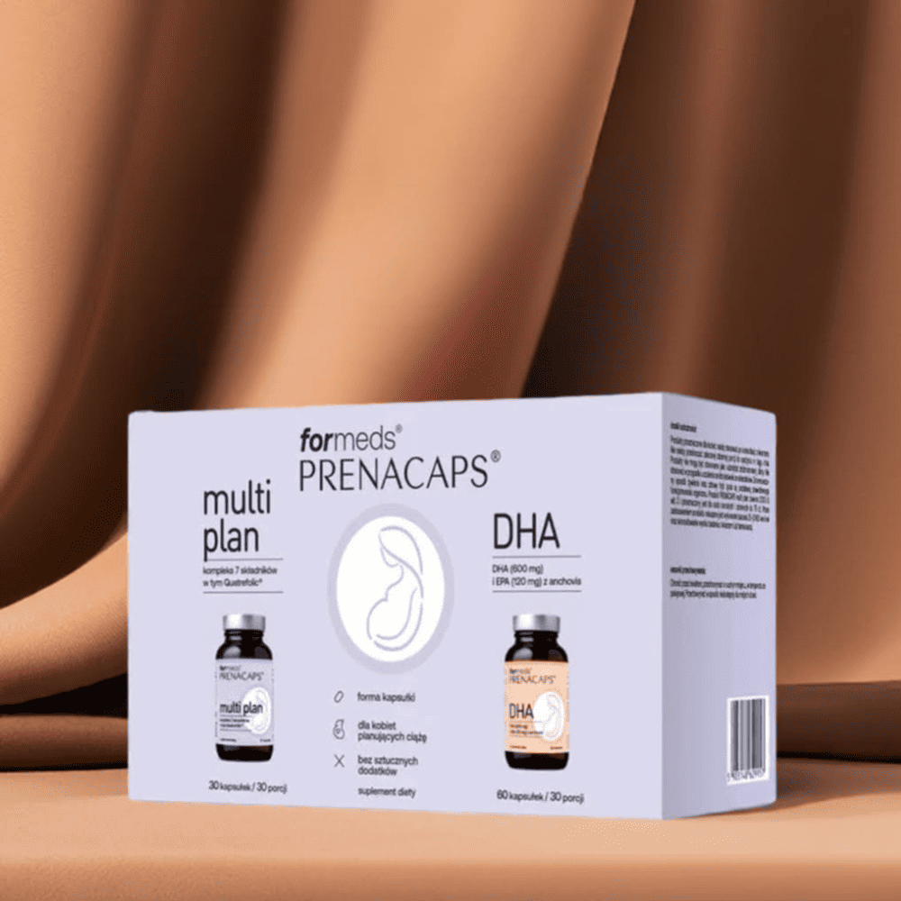 PRENACAPS multiPLAN + DHA – Kompleks witamin i minerałów dla kobiet planujących ciążę – Formeds — miniatura 2