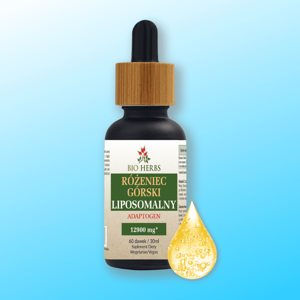 Różeniec Górski Liposomalny Adaptogen od Bio Herbs — miniatura 2
