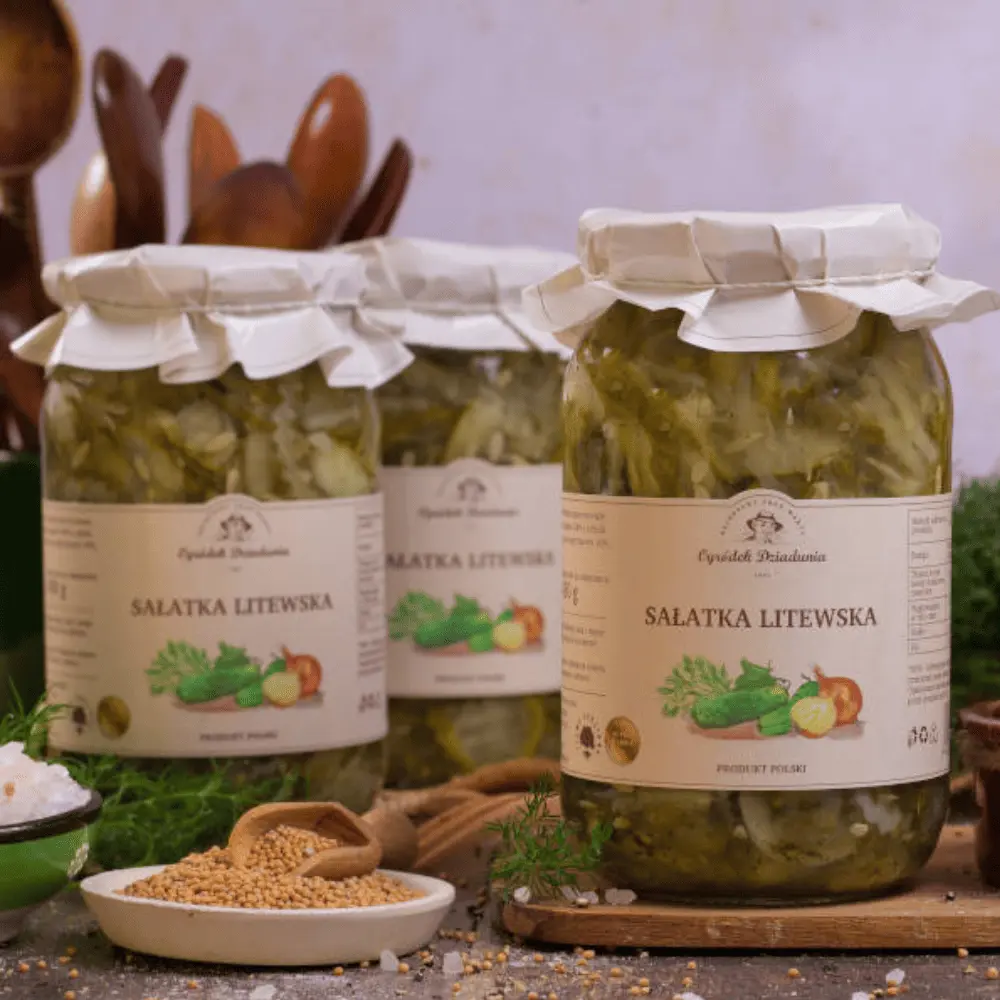 Sałatka Litewska Ogródek Dziadunia - Klasyczny Smak, Naturalne Składniki — miniatura 3