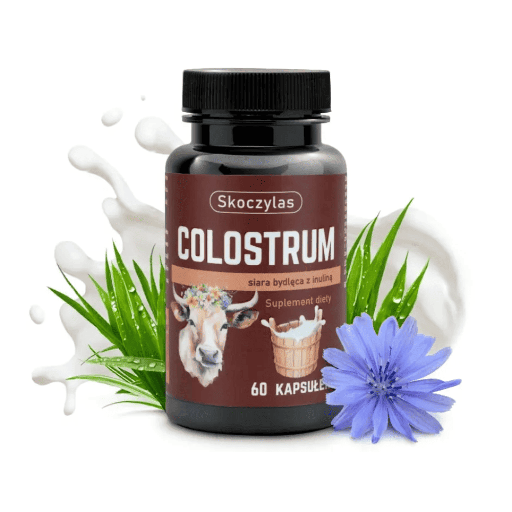 SKOCZYLAS Colostrum – Siara Bydlęca z Inuliną na Odporność i Zdrowie Jelit - 60 kapsułek — miniatura 2