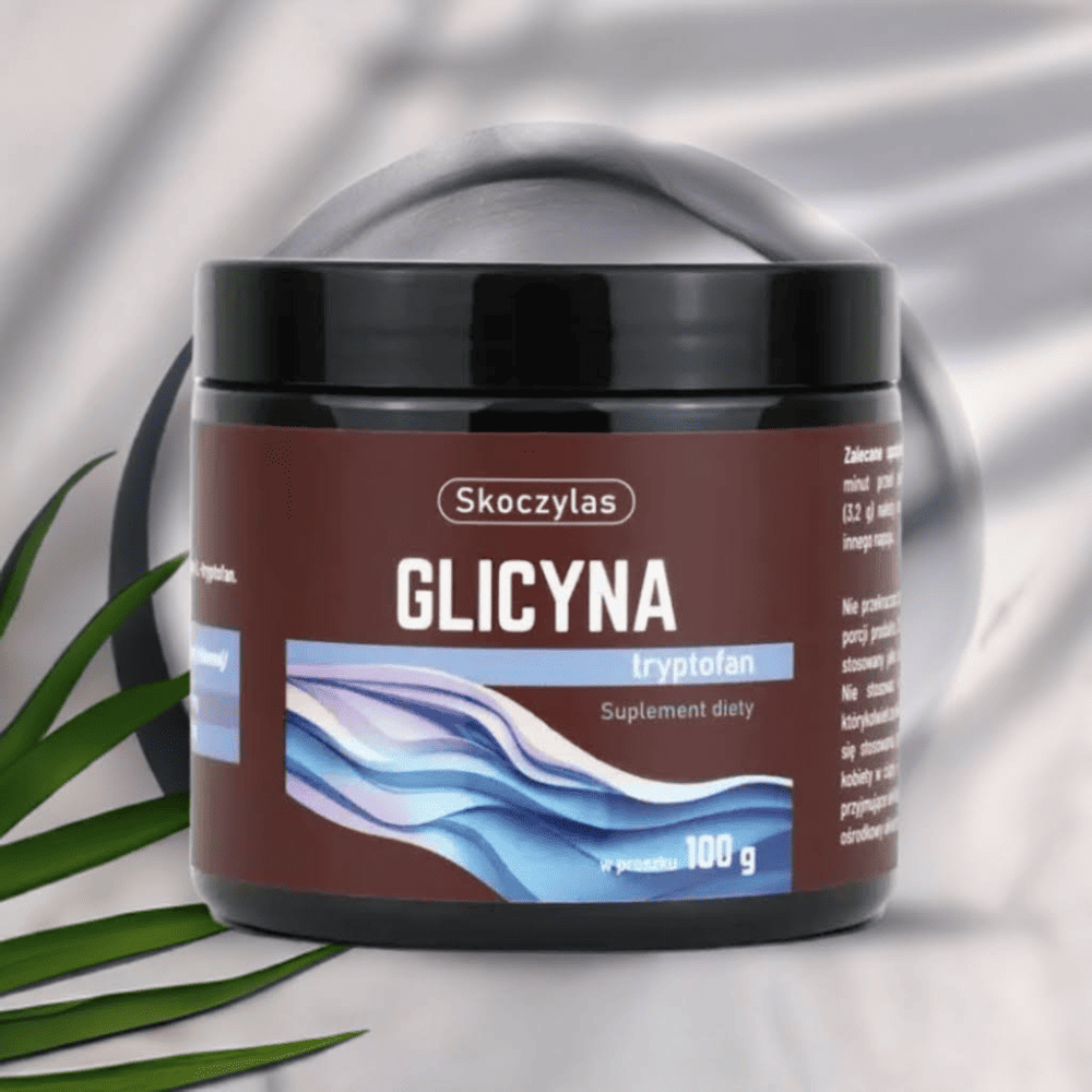 SKOCZYLAS Glicyna + Tryptofan - Proszek 100g - Spokój, Sen, Układ Nerwowy — miniatura 4