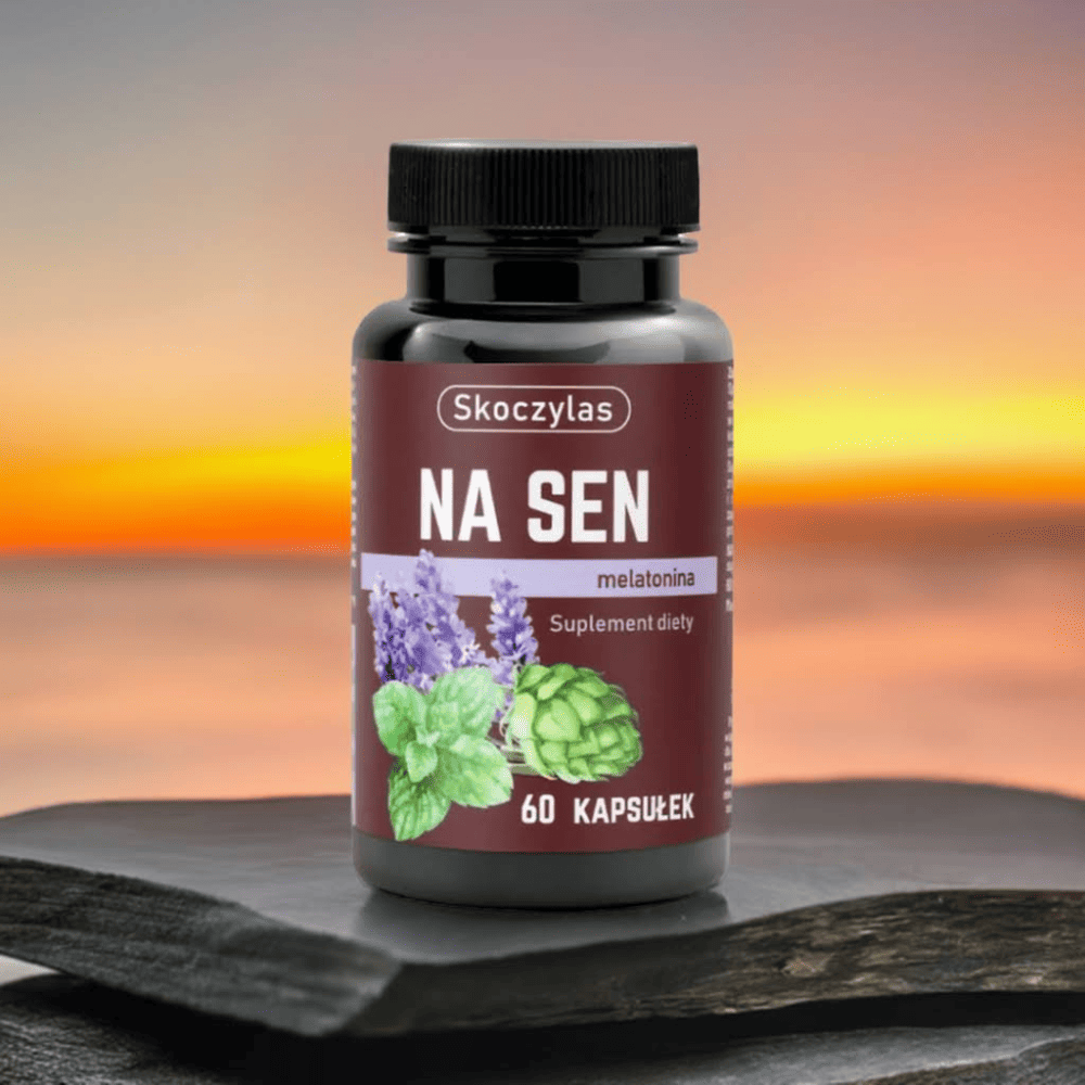 Skoczylas NA SEN 60 kapsułek-|Melatonina, Melisa, Chmiel i Lawenda — miniatura 5