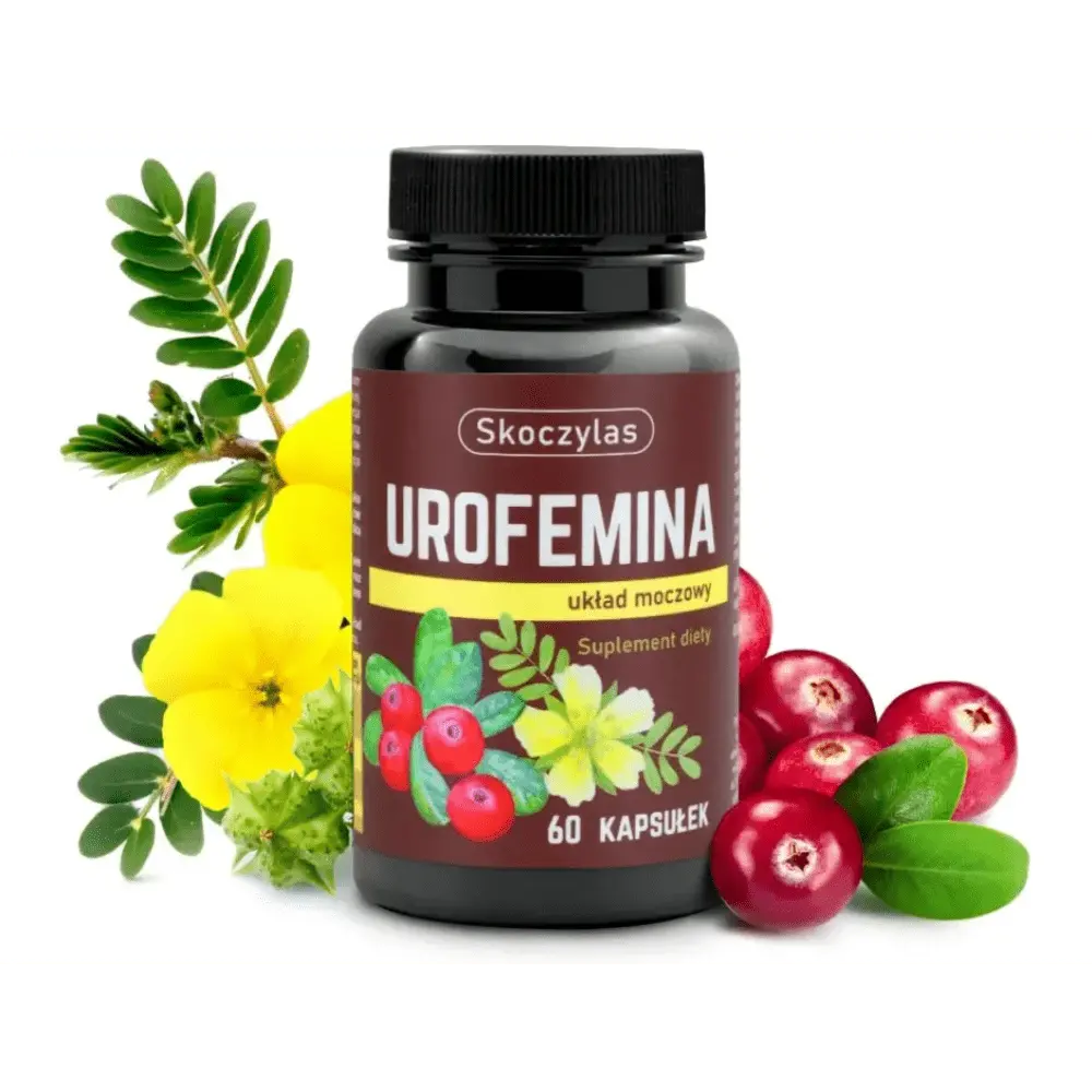 SKOCZYLAS Urofemina - D-mannoza, Laktoferyna, Żurawina, Mącznica, Buzdyganek - 60 kapsułek - Zdrowe Nerki i Pęcherz — miniatura 2