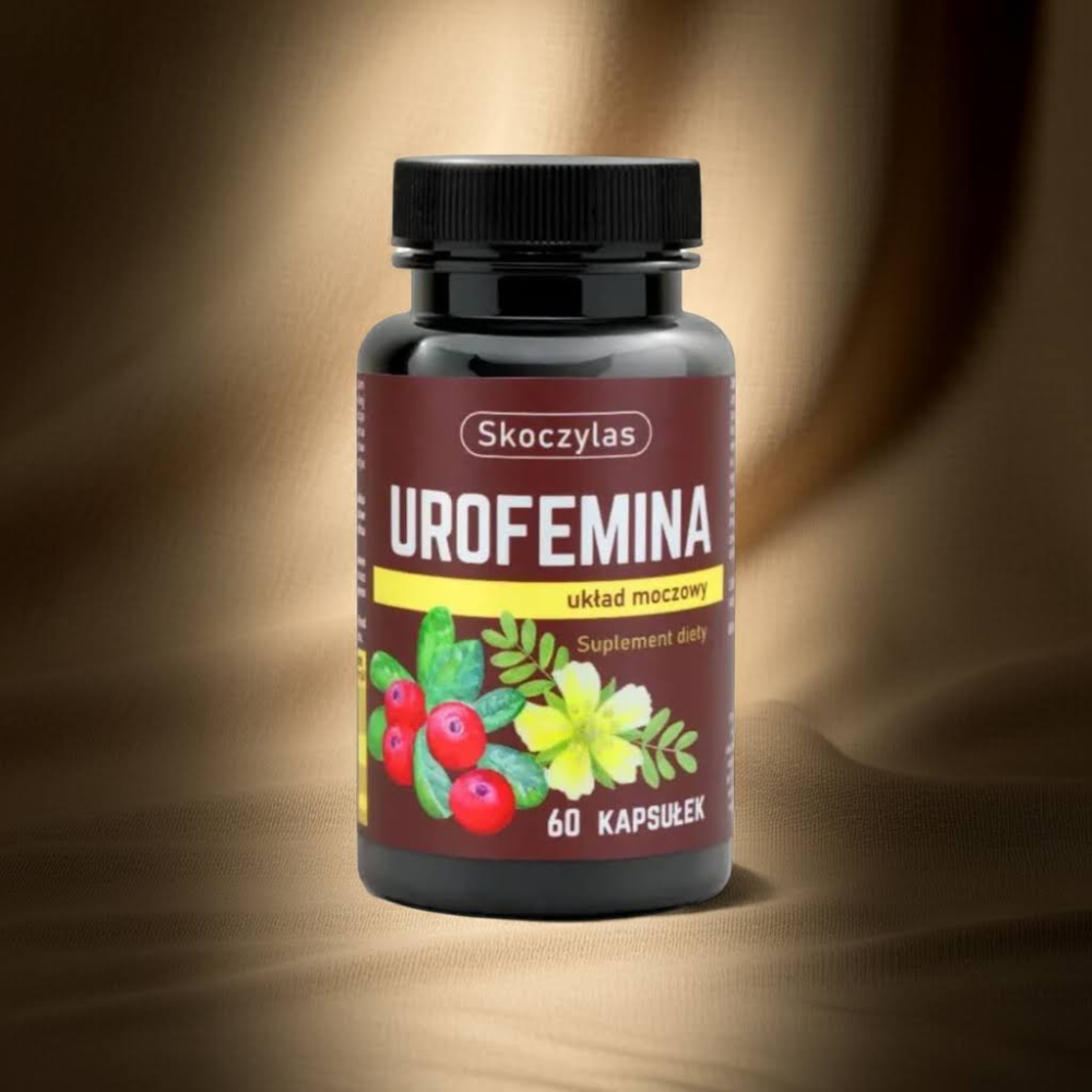 SKOCZYLAS Urofemina - D-mannoza, Laktoferyna, Żurawina, Mącznica, Buzdyganek - 60 kapsułek - Zdrowe Nerki i Pęcherz — miniatura 3