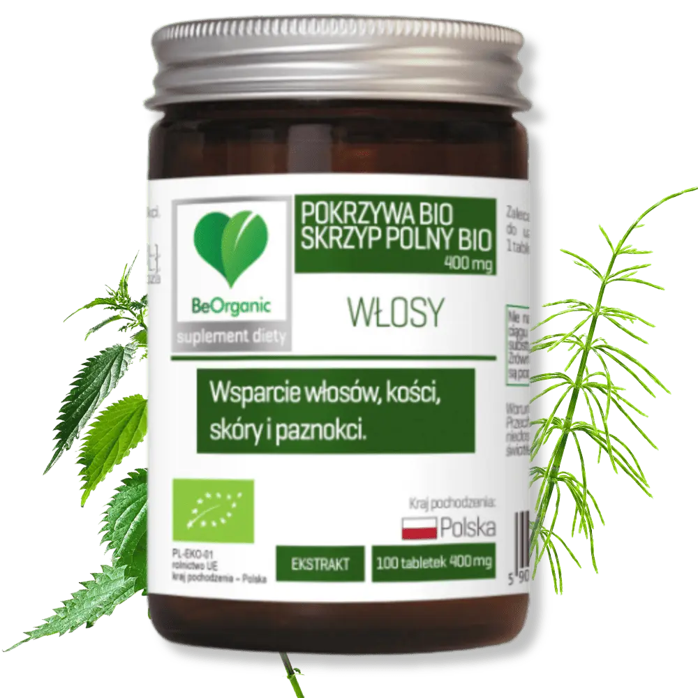 Skrzyp BIO + Pokrzywa BIO BeOrganic - WŁOSY — miniatura 3