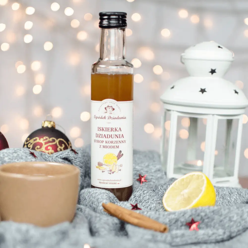 Syrop Korzenny - Iskierka Dziadunia 315 g - Ogrzeje ciało i duszę — miniatura 2