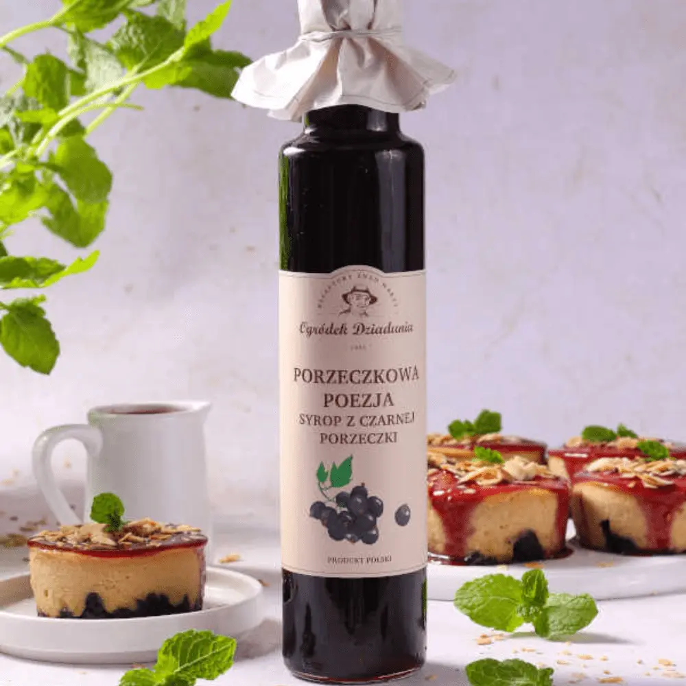 Syrop z Czarnej Porzeczki - Porzeczkowa Poezja 315 g - Odkryj symfonię smaku i zdrowia — miniatura 3