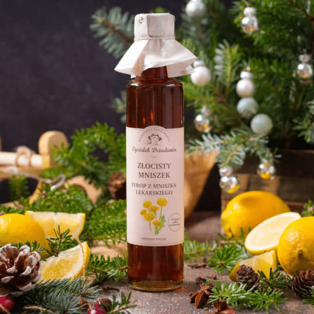 Syrop z Mniszka Lekarskiego - Złocisty Mniszek 315 g - Dar natury dla zdrowia i urody — miniatura 3