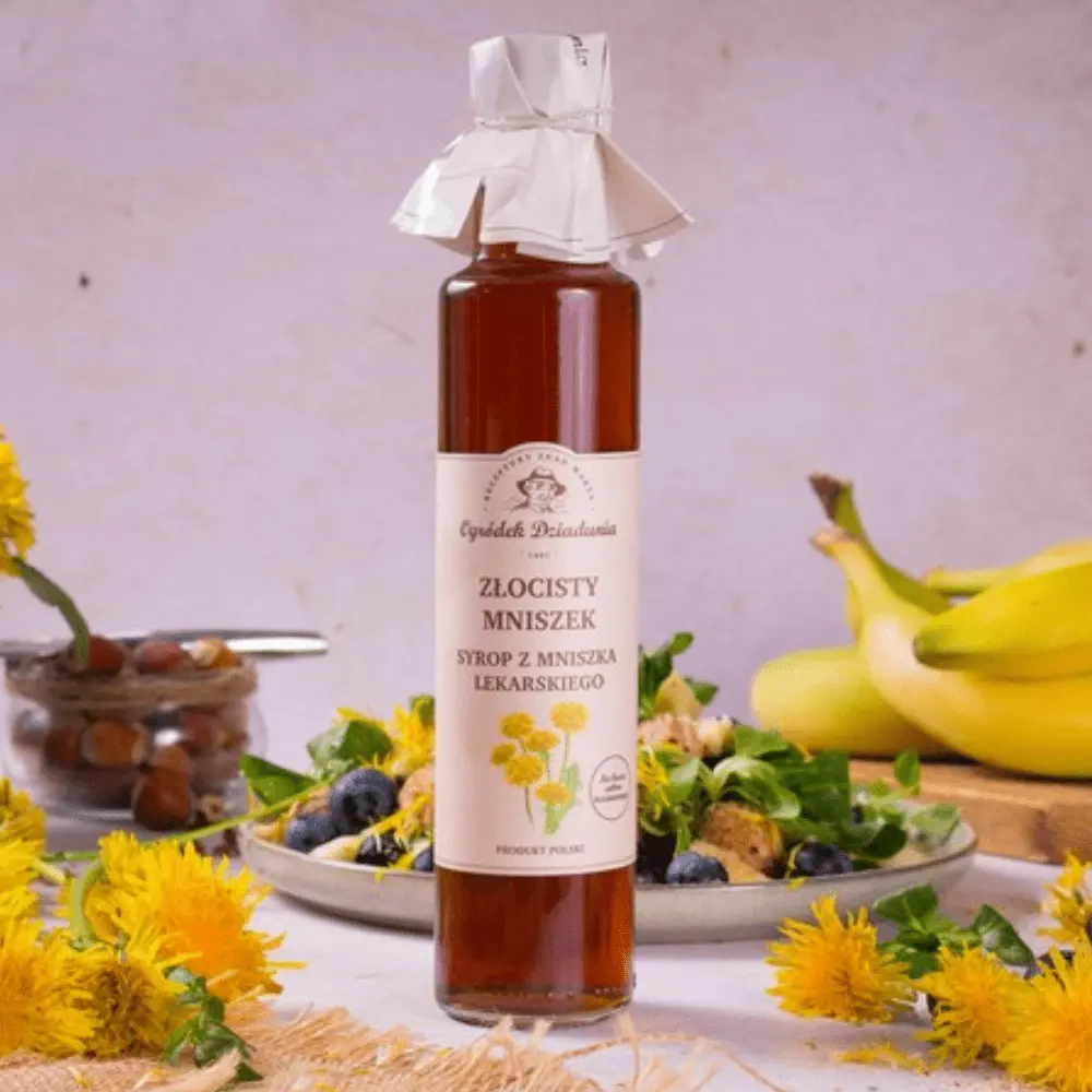 Syrop z Mniszka Lekarskiego - Złocisty Mniszek 315 g - Dar natury dla zdrowia i urody — miniatura 4