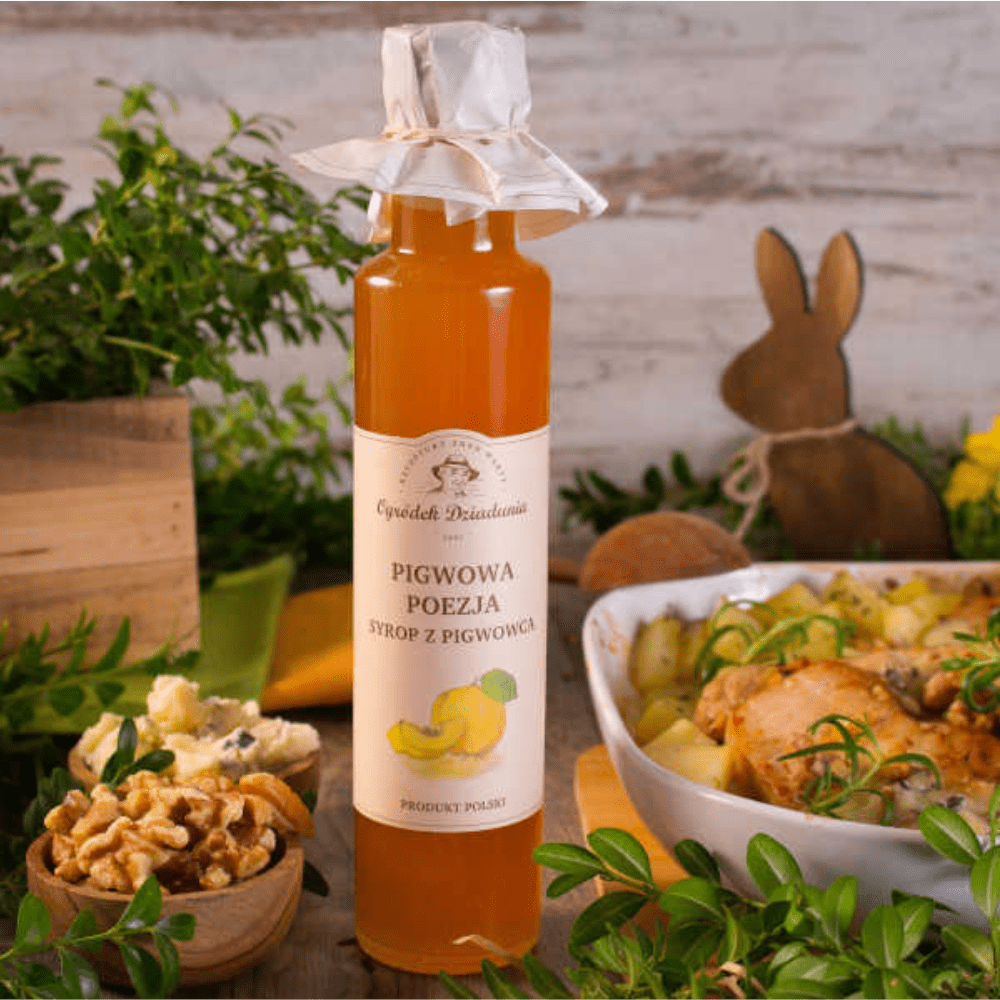 Syrop z Pigwowca - Pigwowa Poezja 315 g - Smak lata zamknięty w butelce — miniatura 2
