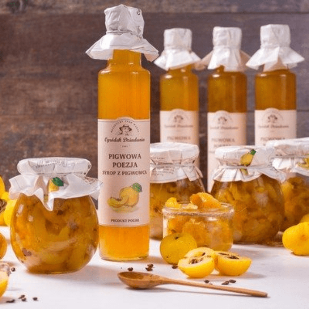 Syrop z Pigwowca - Pigwowa Poezja 315 g - Smak lata zamknięty w butelce — miniatura 4