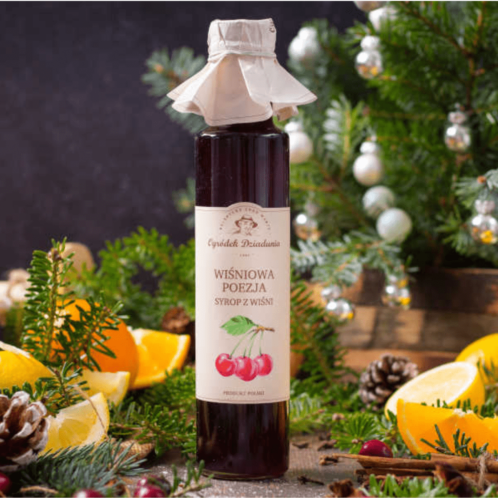 Syrop z Wiśni - Wiśniowa Poezja 315 g - Smak lata zamknięty w butelce! — miniatura 2