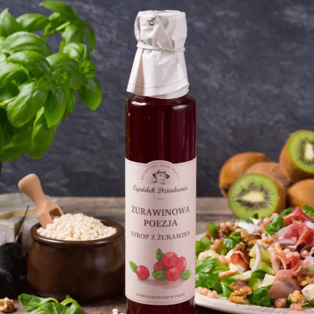 Syrop z Żurawiny - Żurawinowa Poezja 315 g - Odkryj kwaskowosłodką magię lata! — miniatura 2