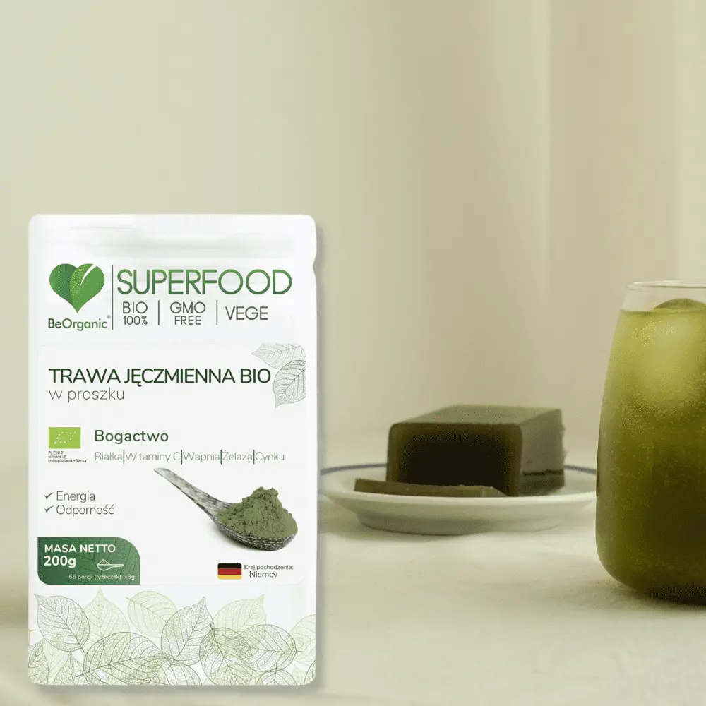 Trawa jęczmienna BIO BeOrganic  – zielona bomba energii — miniatura 4
