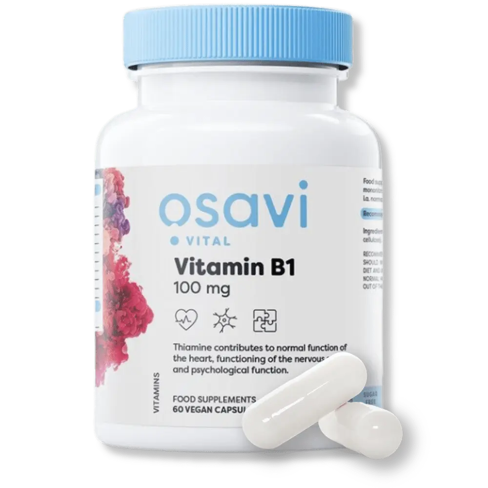 Witamina B1 100 mg od OSAVI - Wsparcie dla Energii i Układu Nerwowego — miniatura 2