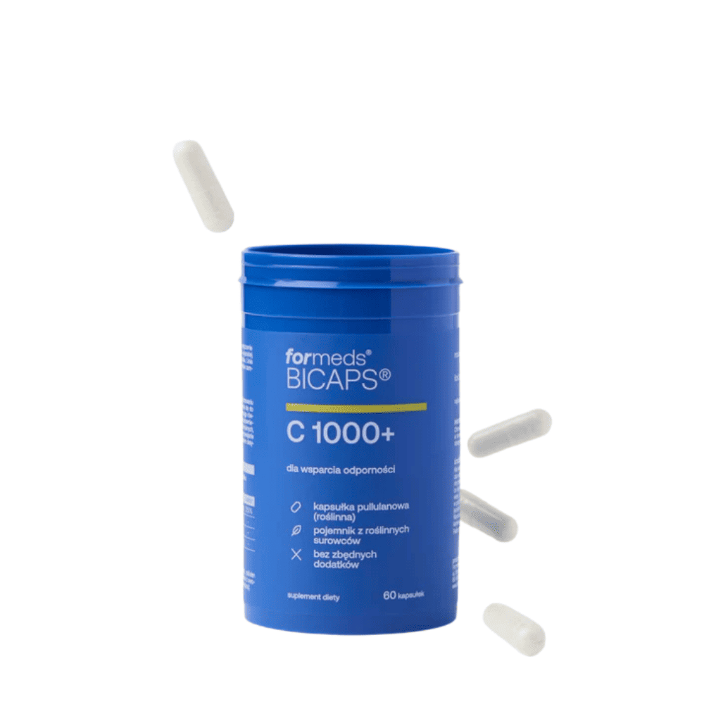 Witamina C z Bioflawonoidami BICAPS C 1000+ Formeds 1000 mg 60 kapsułek Czysty Skład — miniatura 4