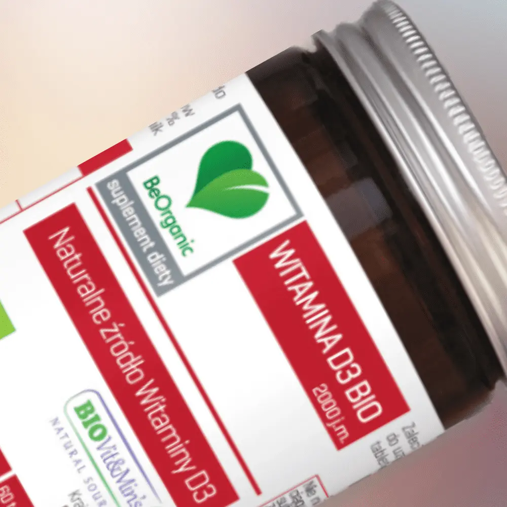 Witamina D3 2000 BIO BeOrganic w tabletkach – słoneczna witamina dla zdrowia — miniatura 3