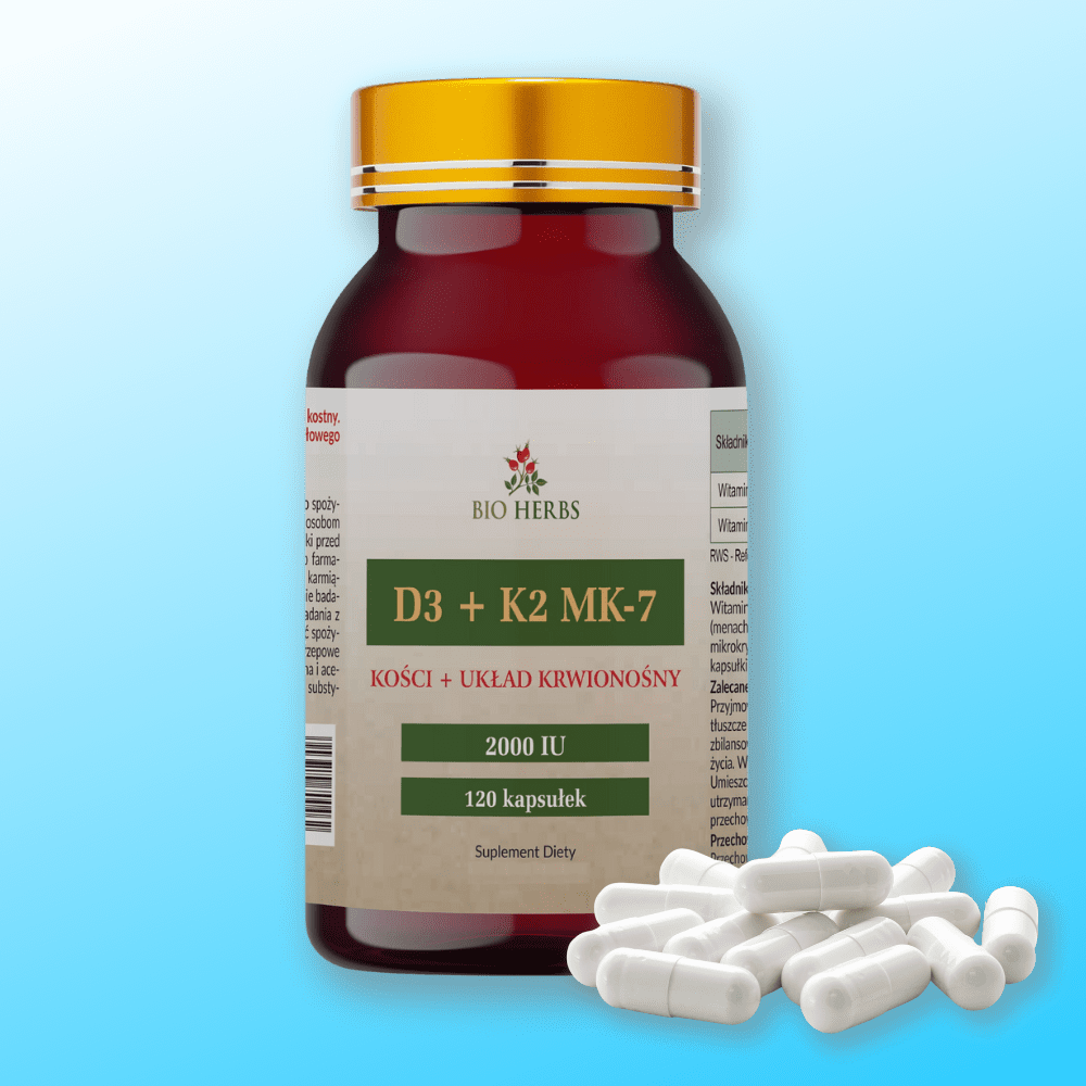 Witamina D3 + K2 MK-7 2 000 IU — miniatura 2