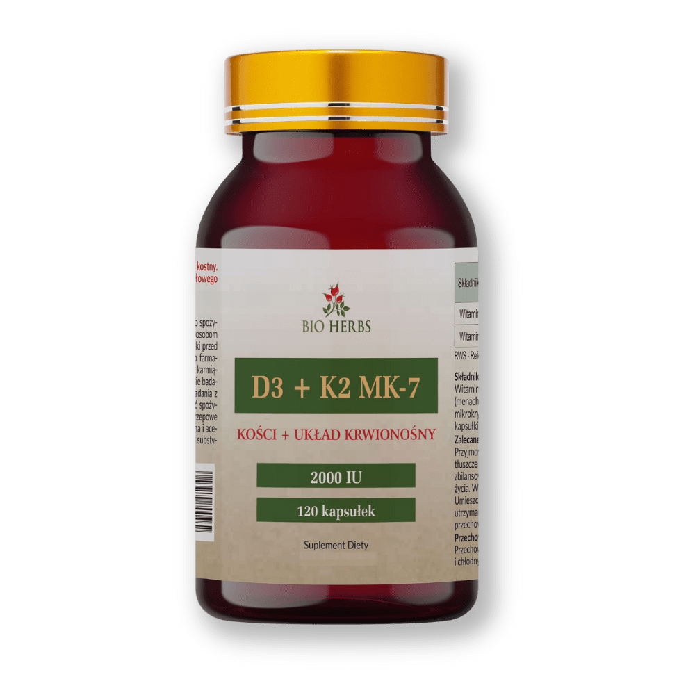 Witamina D3 + K2 MK-7 2 000IU w oleju - 80 — zdjęcie 1