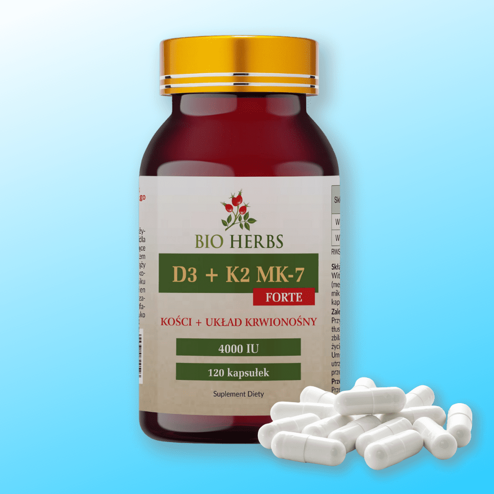 Witamina D3 + K2 MK-7 Forte 4 000 IU — miniatura 2