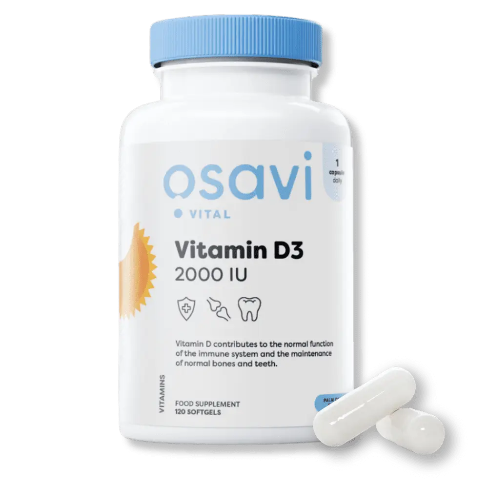 Witamina D3 od OSAVI 2000 IU - Naturalna Moc Słońca w Każdej Kapsułce — miniatura 2