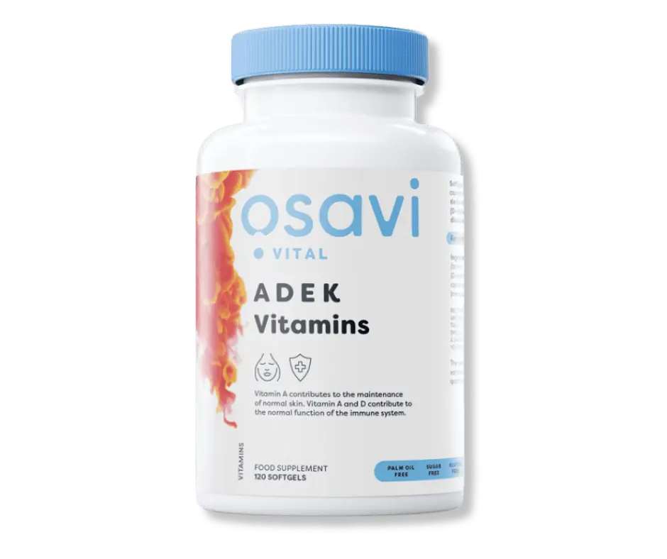 Witaminy ADEK Complex od OSAVI - Wsparcie Odporności, Kości i Skóry - 120 — zdjęcie 1