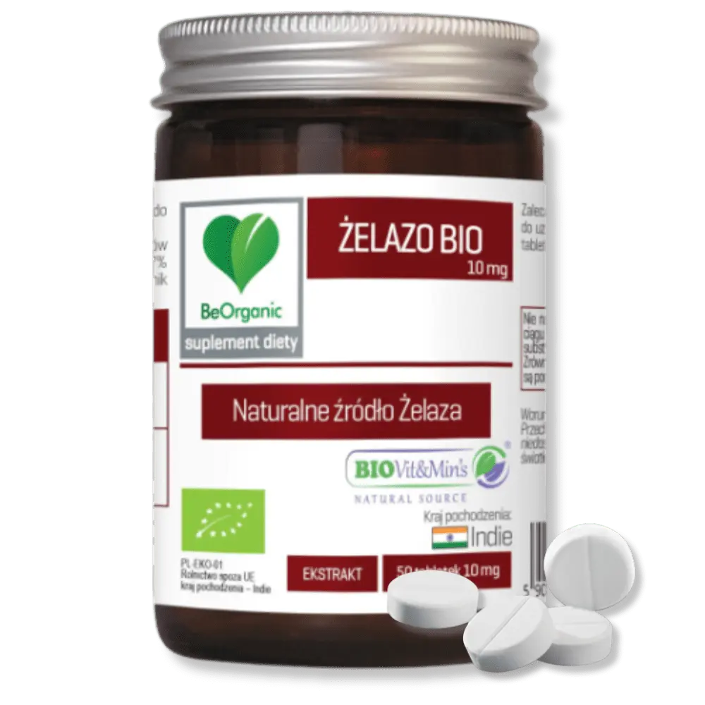 Żelazo BIO BeOrganic w tabletkach - naturalne źródło energii — miniatura 2